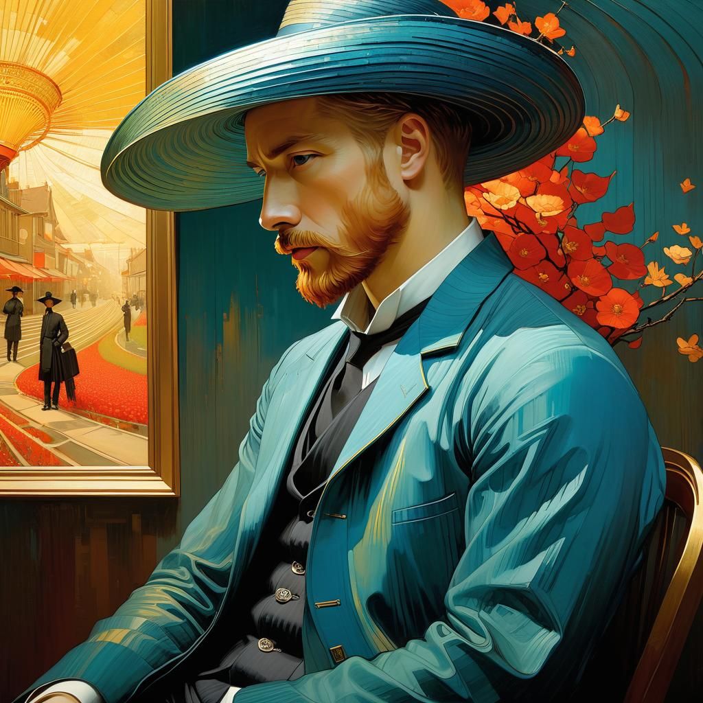 Artistic Fusion Inspired by Masters