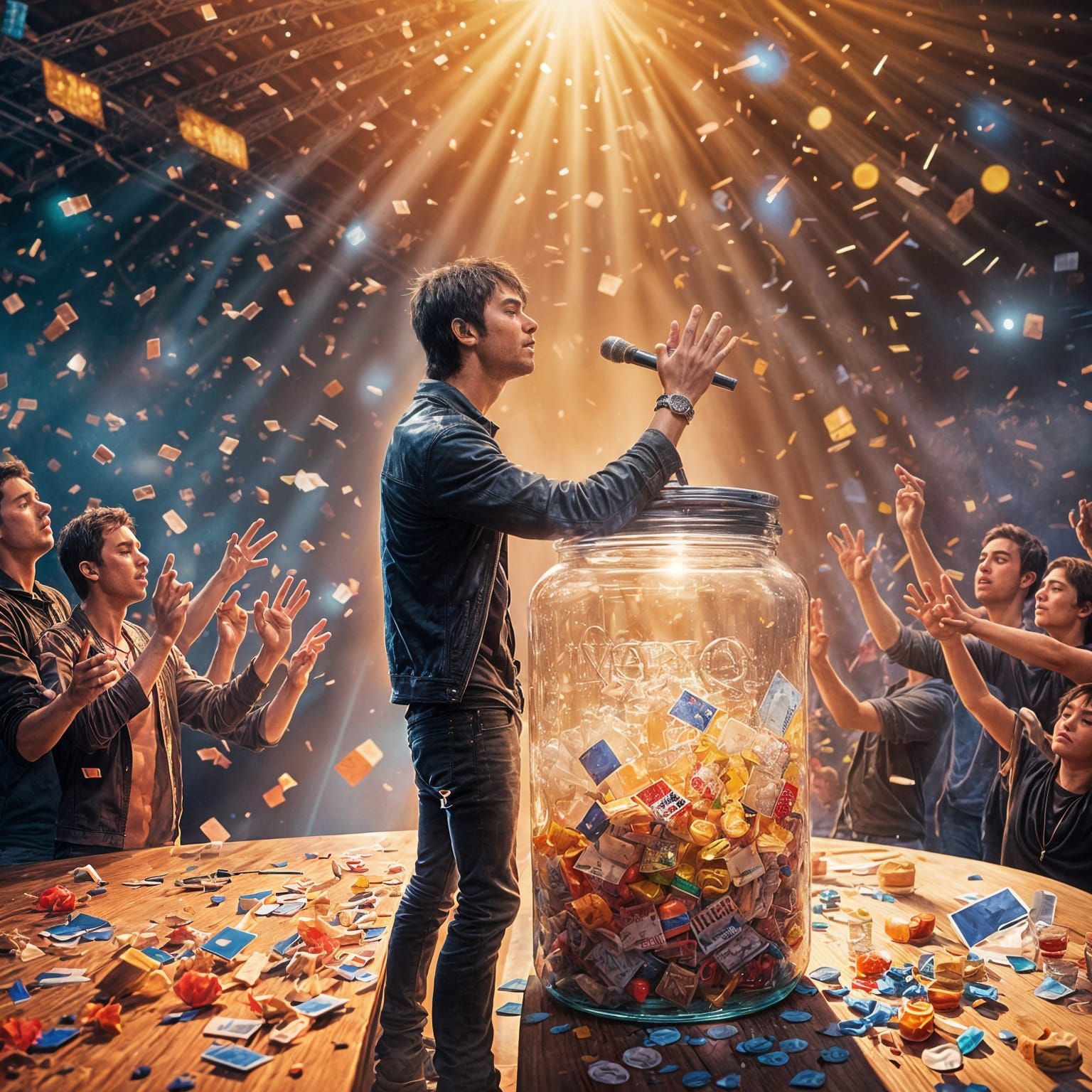 Enrique Iglesias Concert Inside a Jar