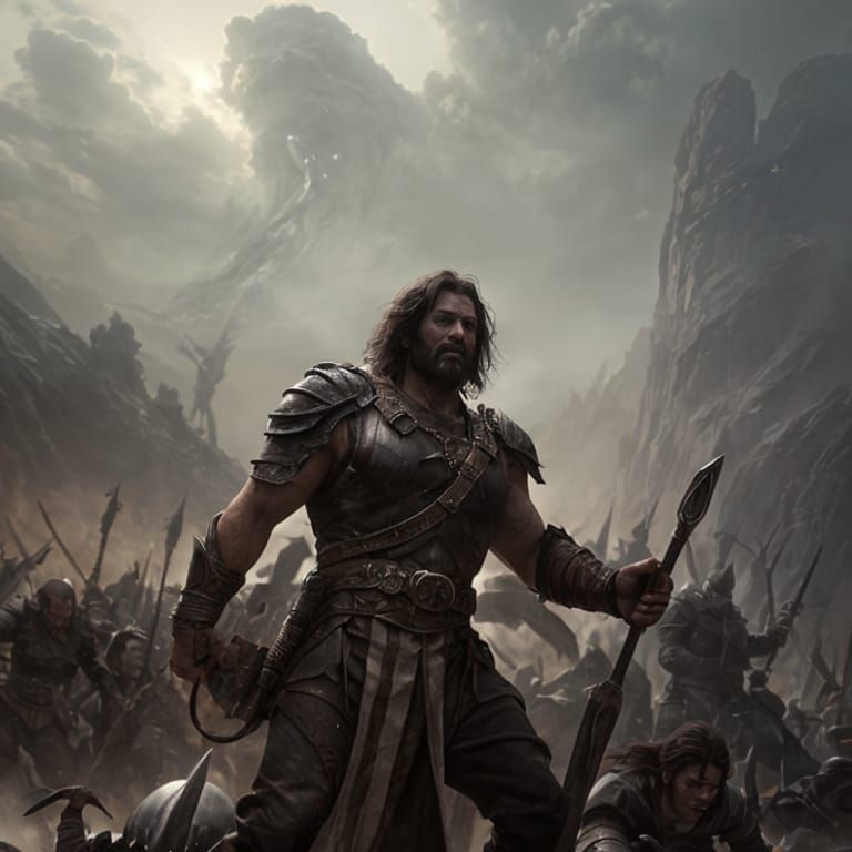 Epic Battle: Warrior Mage vs Orc Army