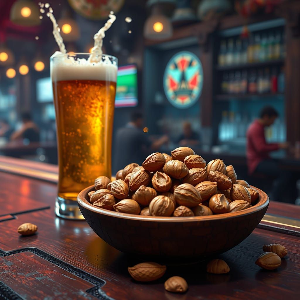 Fantastical Tavern Scene in Deep Color