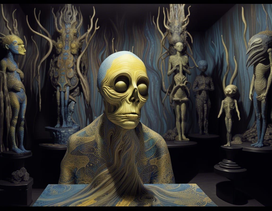 Film Noir Storybook Illustration in Modern Art Style