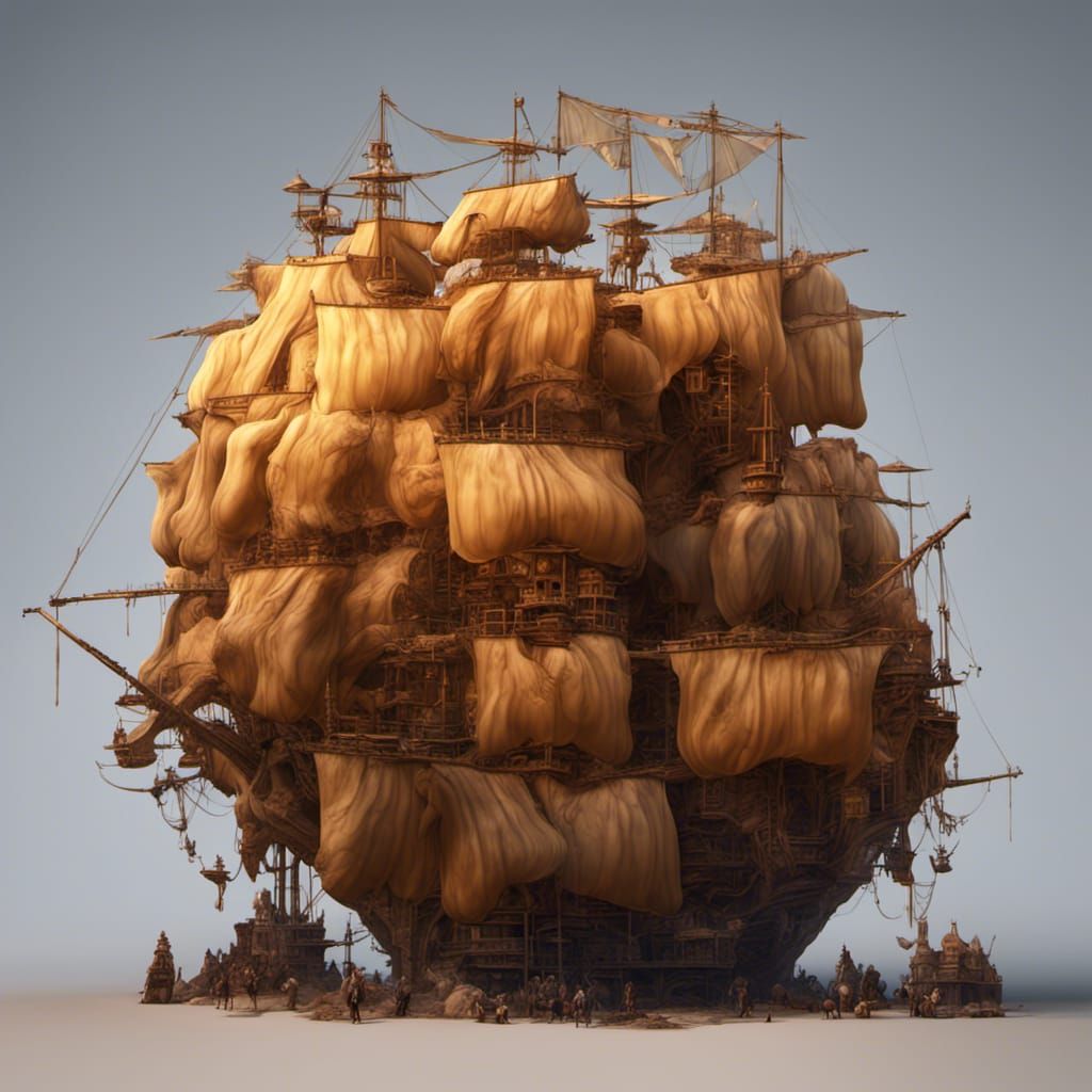 Da Vinci Style Pumpkin Carving: Detailed Matte Painting