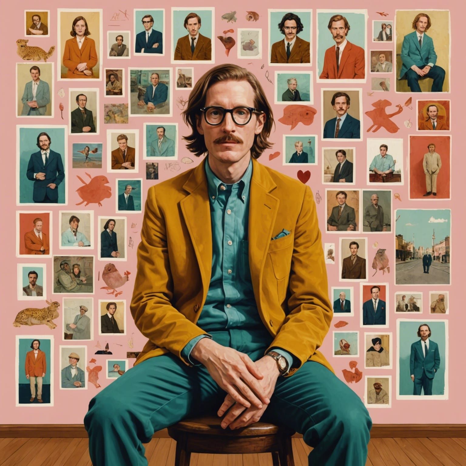 Expressing Love in Wes Anderson Style