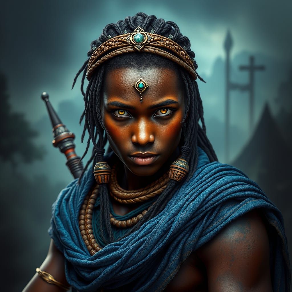 Marajoara Warrior in Mystic Realms