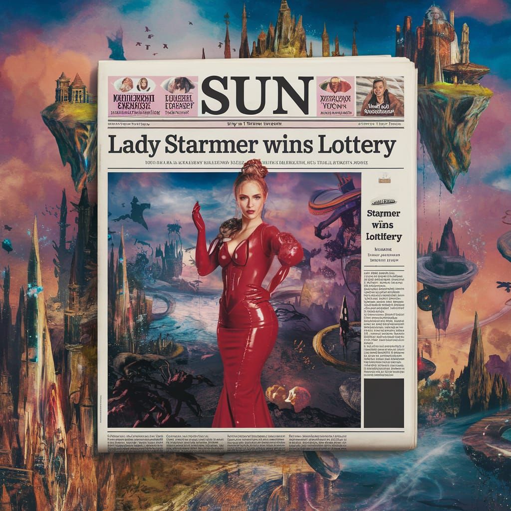 The Sun Front Page: Lady Starmer Wins Lottery