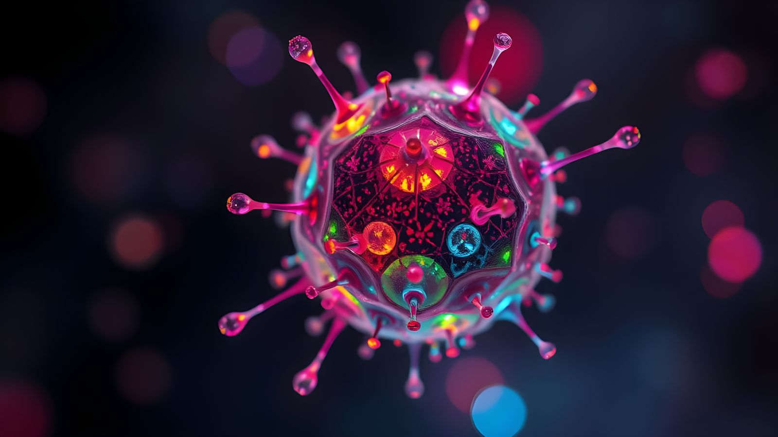 Glowing, Fantastical, Macro Cosmology in Liminal Space