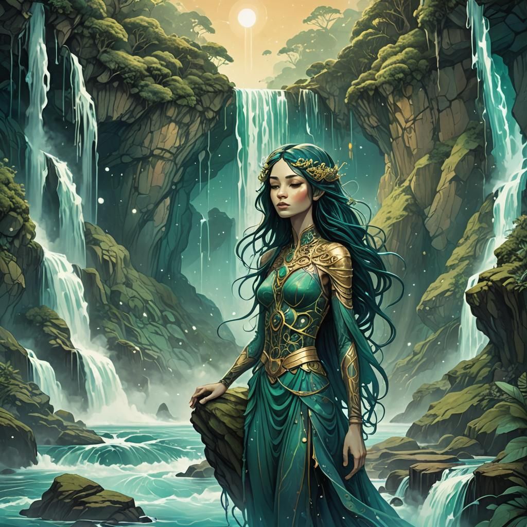 Mystical Floating Archipelago: Fantasy Digital Art