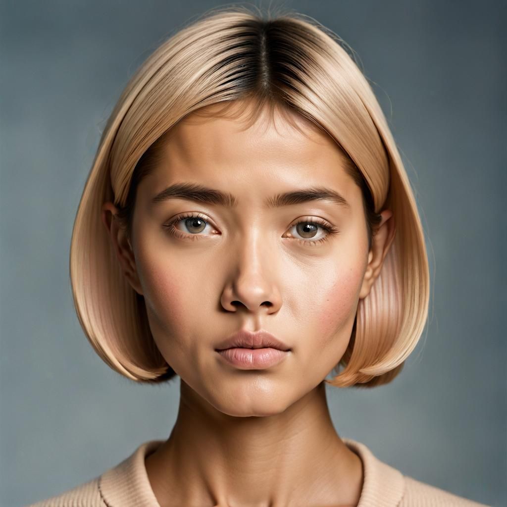 Asian Girl Portrait in Professional Photography Style