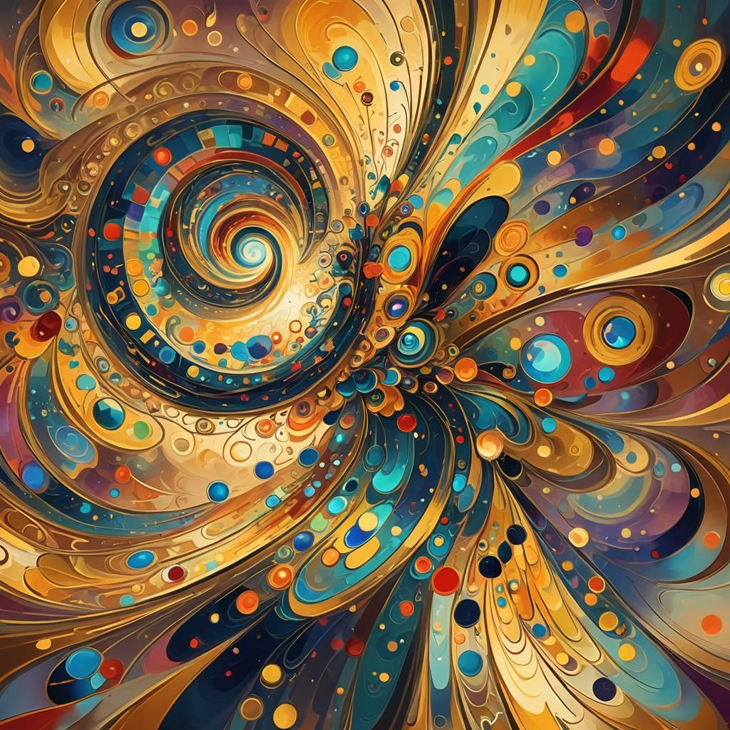 Mystical Figure in Dreamlike Impressionist Digital Art