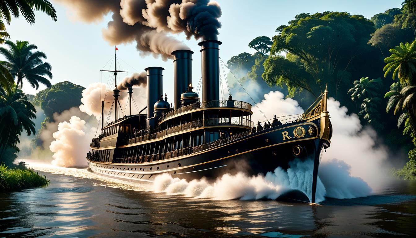Congo River Journey: The Steamboat Roi des Belges