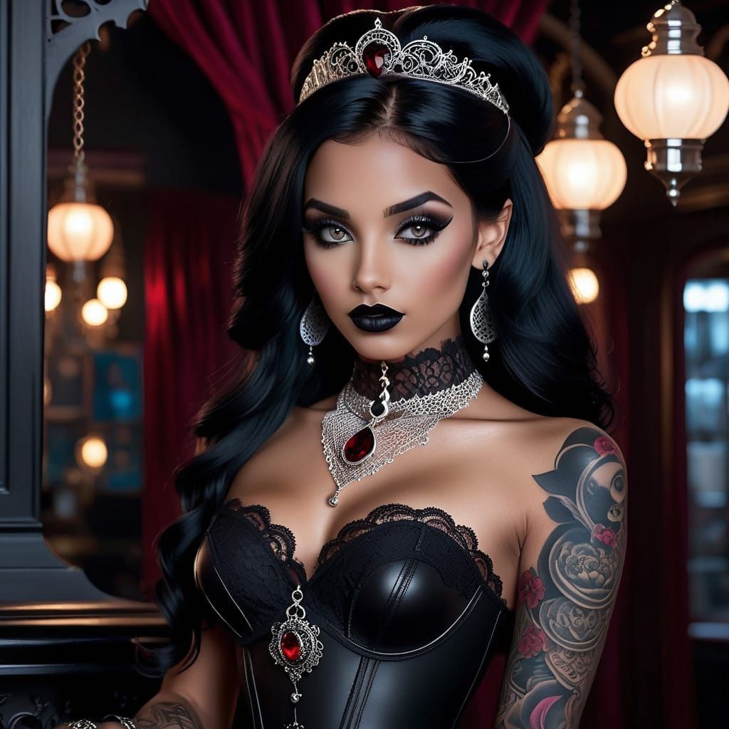 Goth Princess Jasmine in Dark Romance