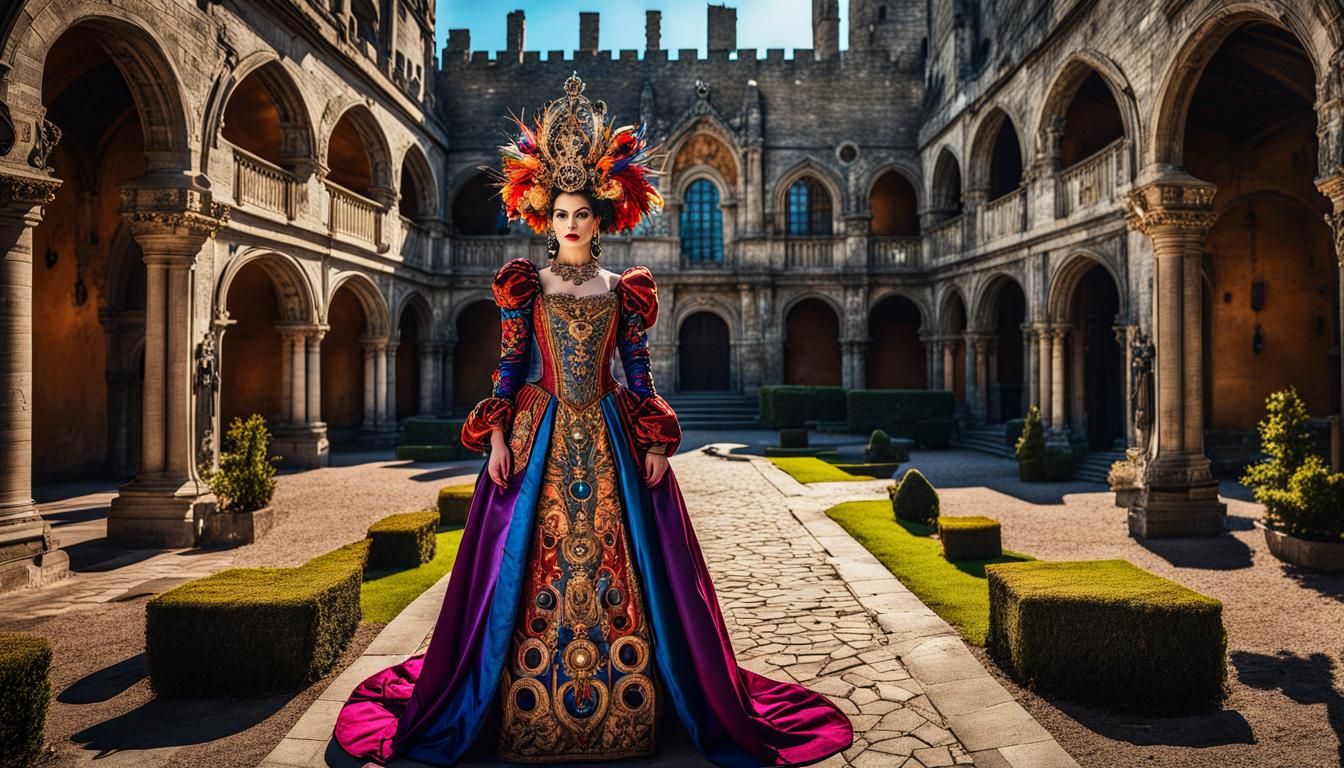 The biopunk Renaissance Queen