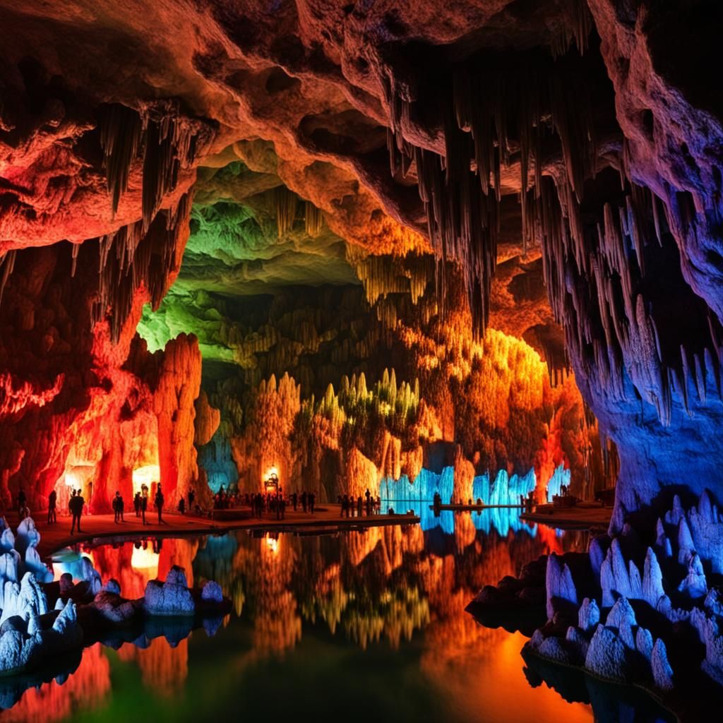 AI Interpretation of Reed Flute Cave