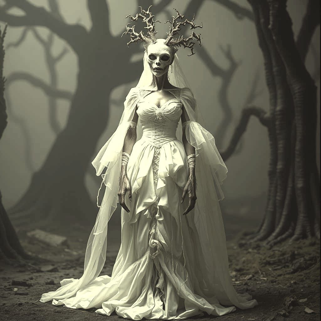 Unnatural Bride: A Bizarre Wedding Scene