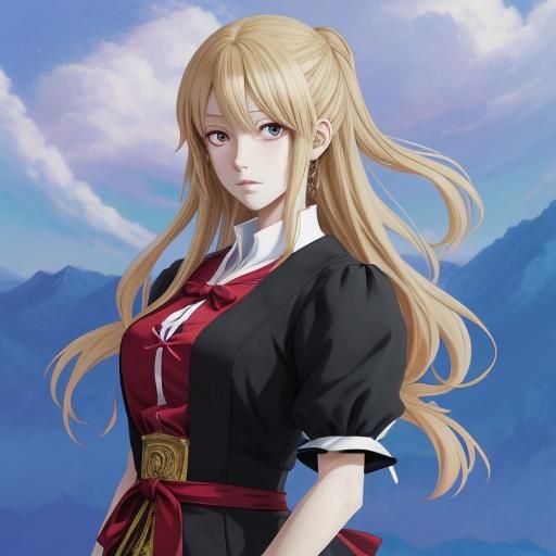 Anime Style Portrait of Bella