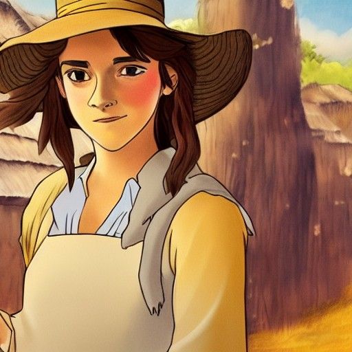 Cowgirl ghibli style