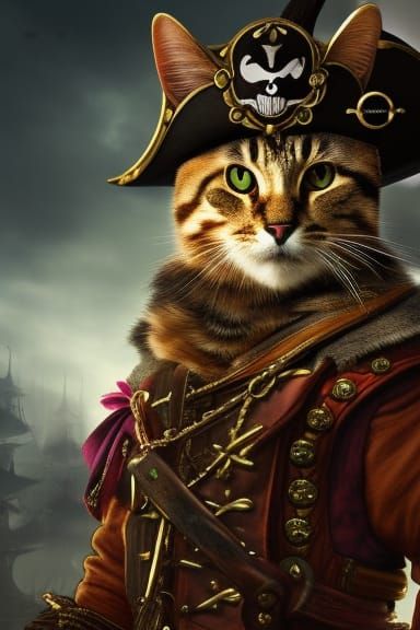 Pirate ships cat
