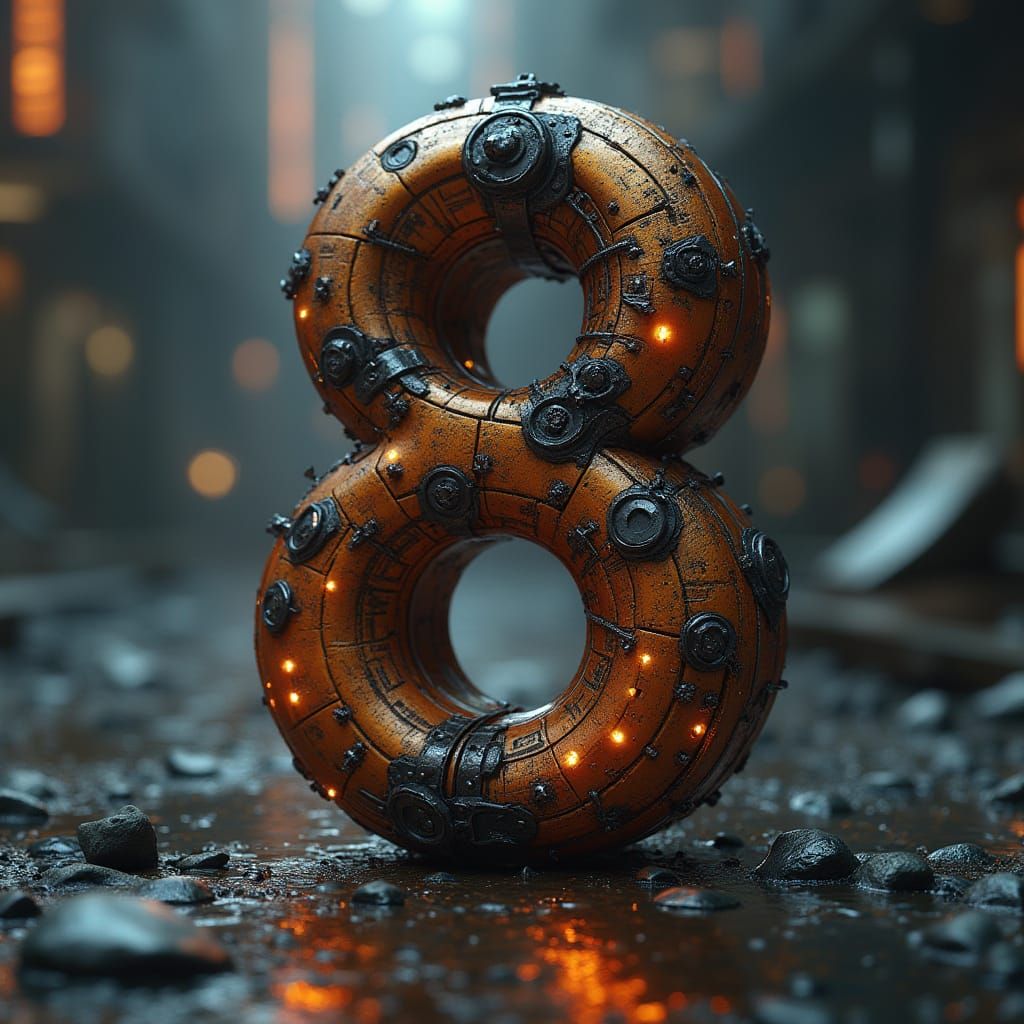 Epic Sci-Fi Mechanism in Polished Metal