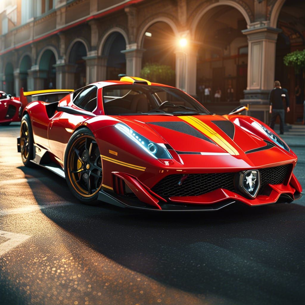 Autobot Ironhide's Pagani Huyara is merged with Bumblebee's ...