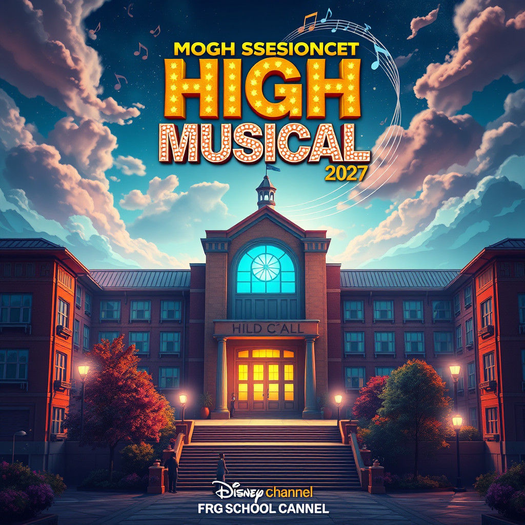 Fantastical High School Matte Painting in Unreal Engine 5