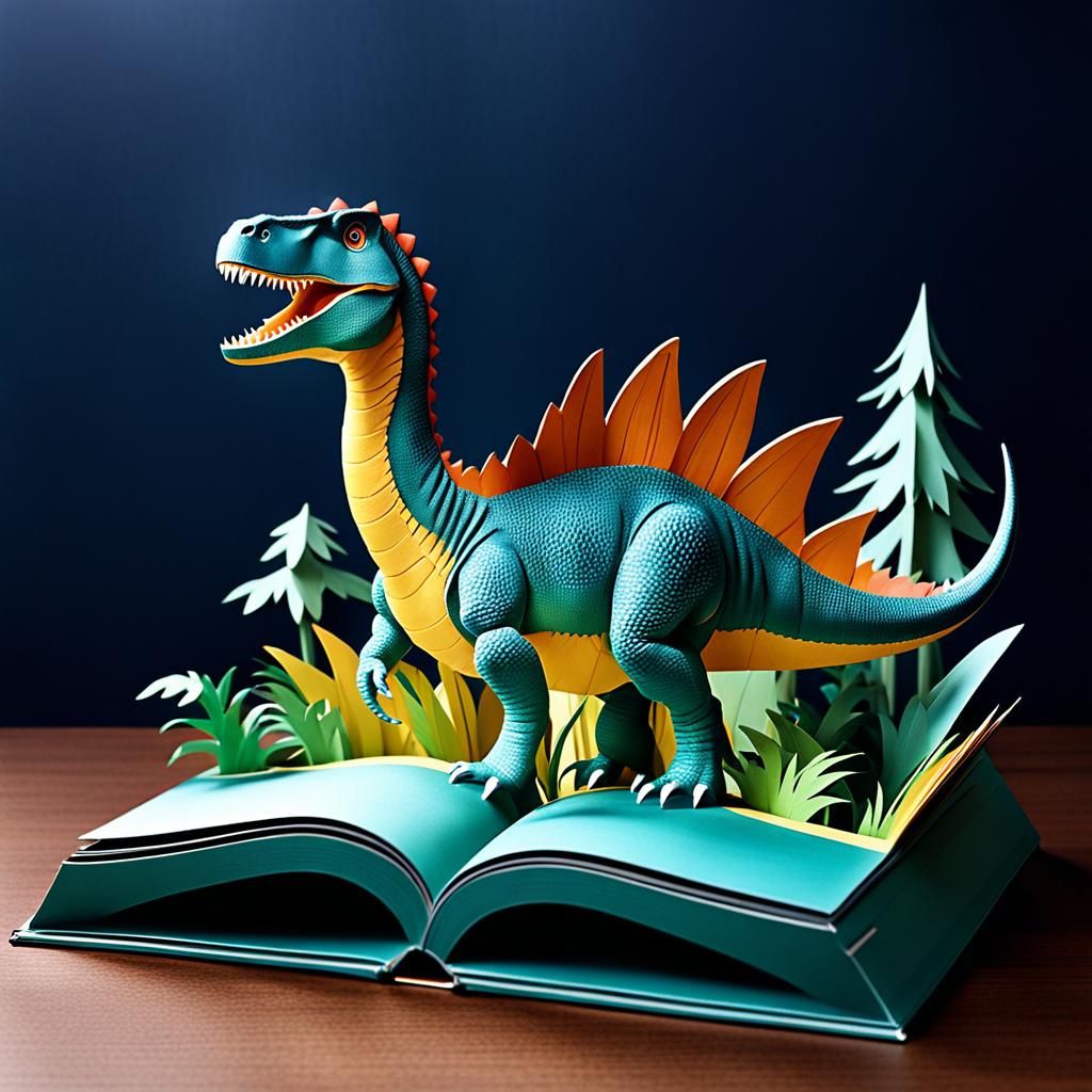 A pop up book