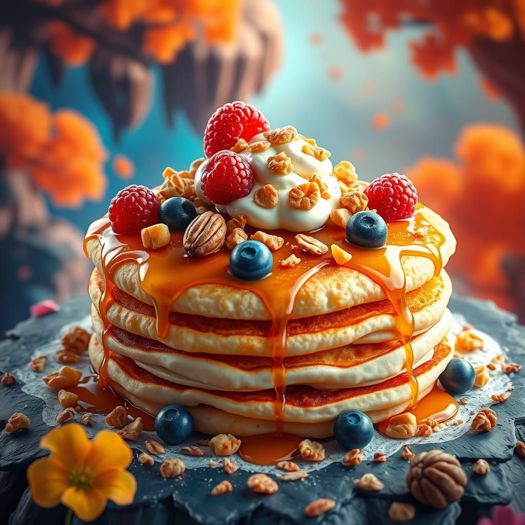 Golden Brown Masterpiece with Whimsical Toppings