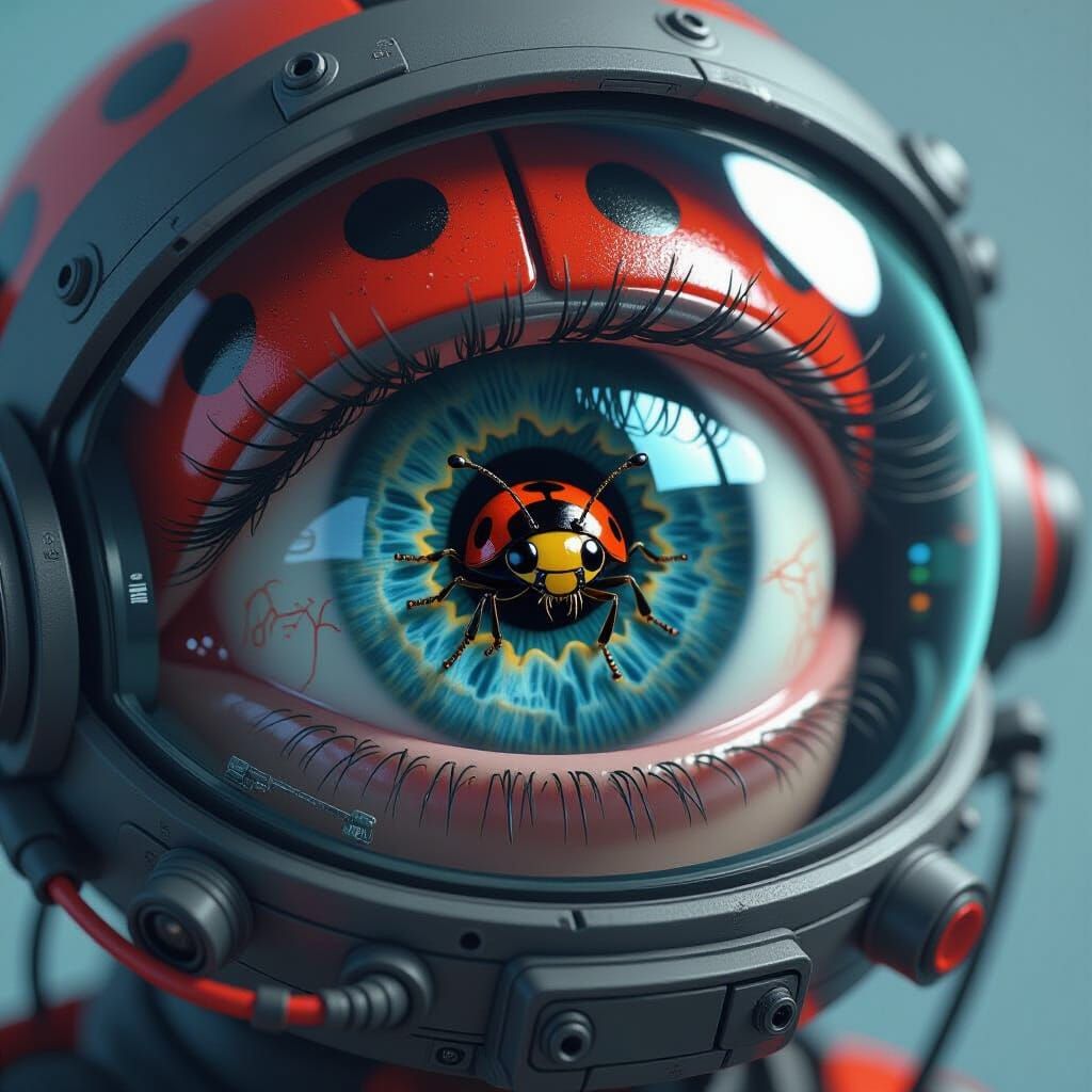 Sci-Fi Eye Reveals Ladybug Pilot in Control Room