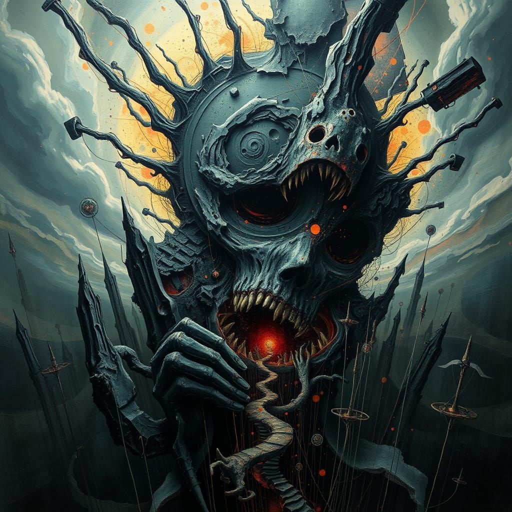 Surreal Cubist Nightmare Vision