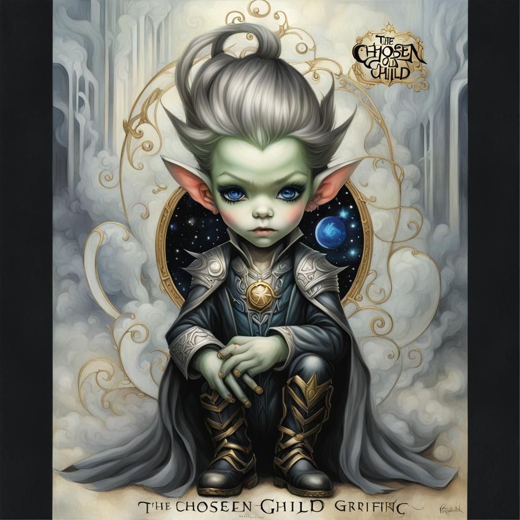Whimsical Goblin King Baby Portrait