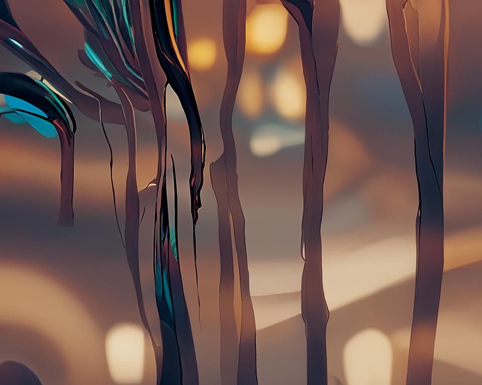 Magical Transparent Camouflage Digital Artwork