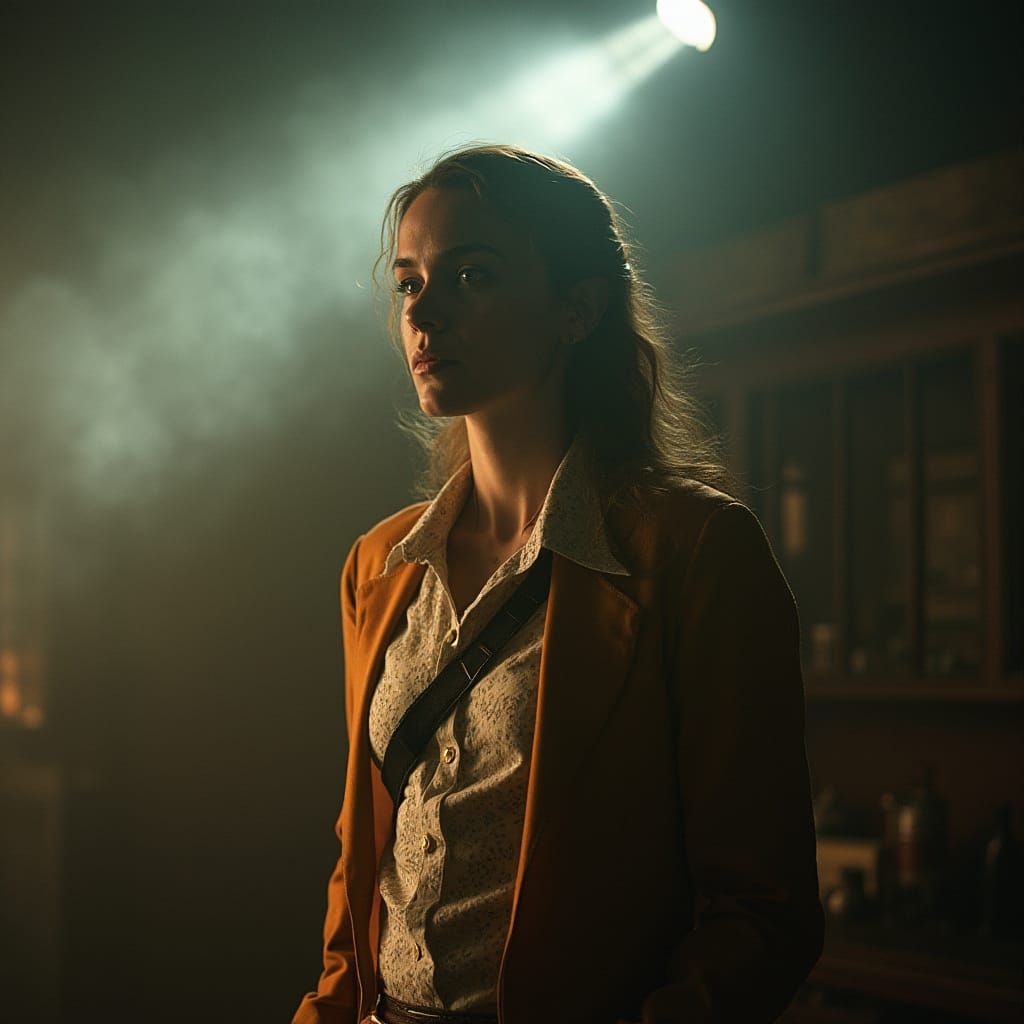 Epic 35mm Film Masterpiece with Atmospheric Lighting