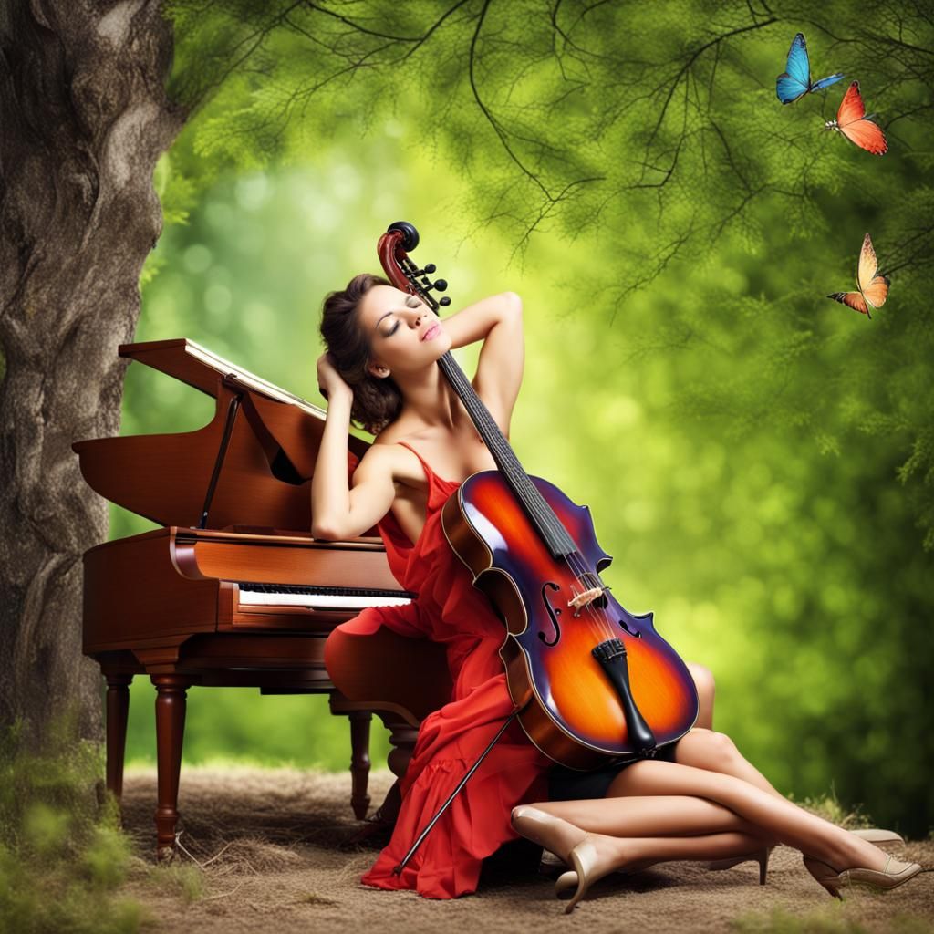 Harmonious Blend of Music, Love, and Nature