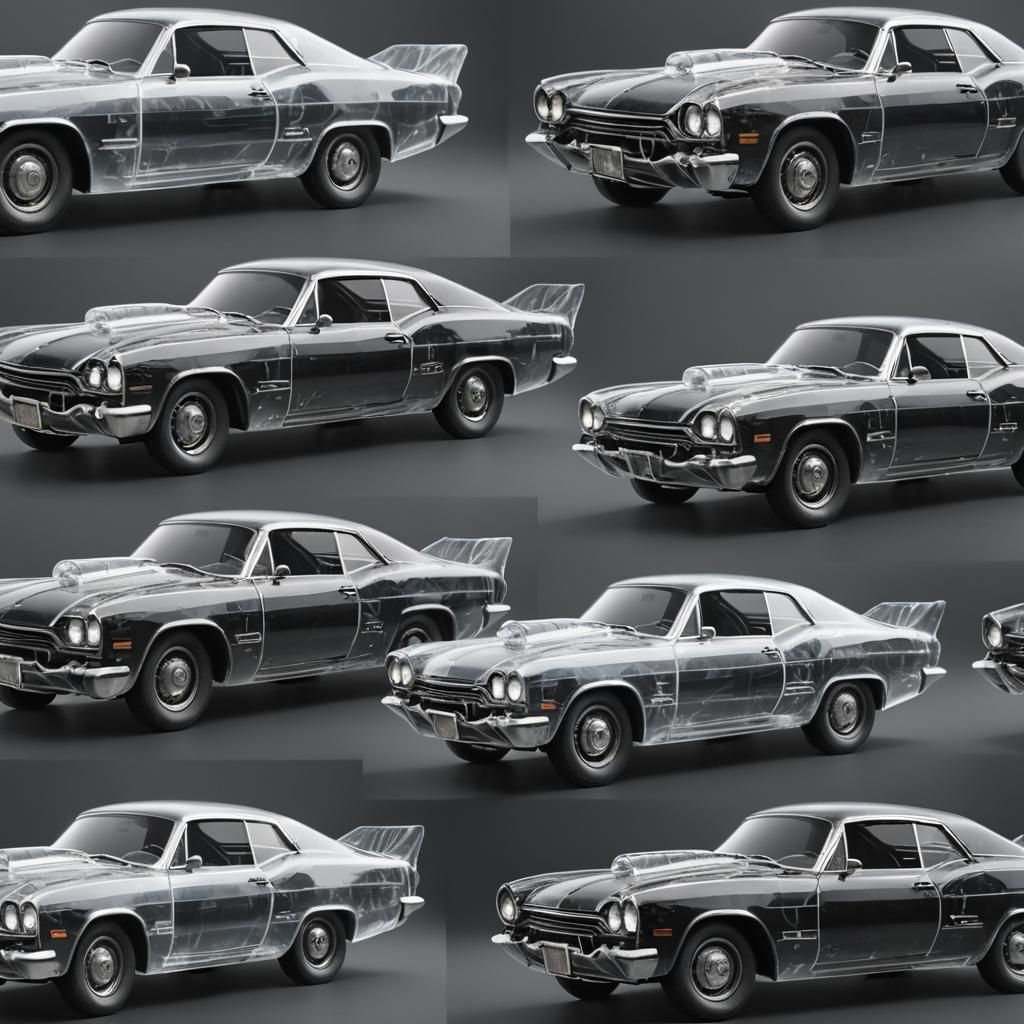 Raygun Gothic Translucent Car Race