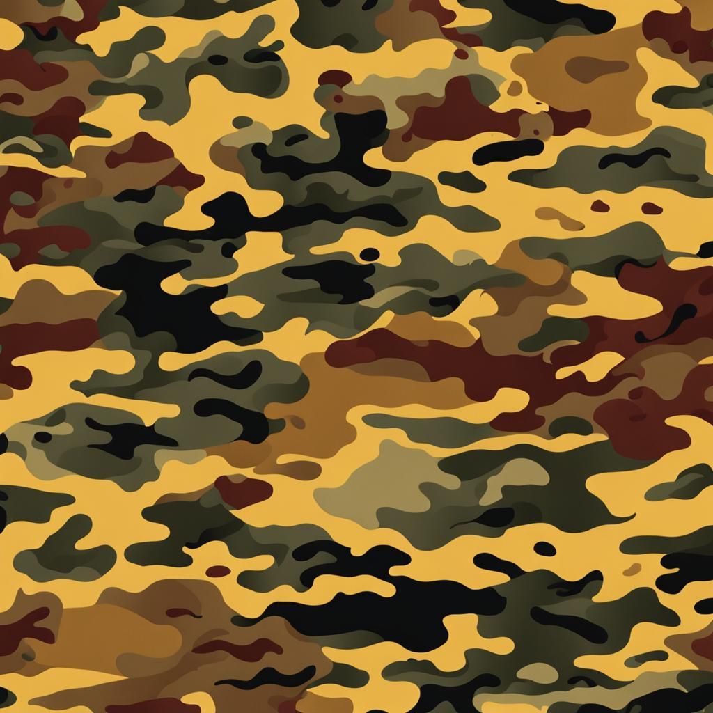 Modern Military Uniform in Autumn Camouflage