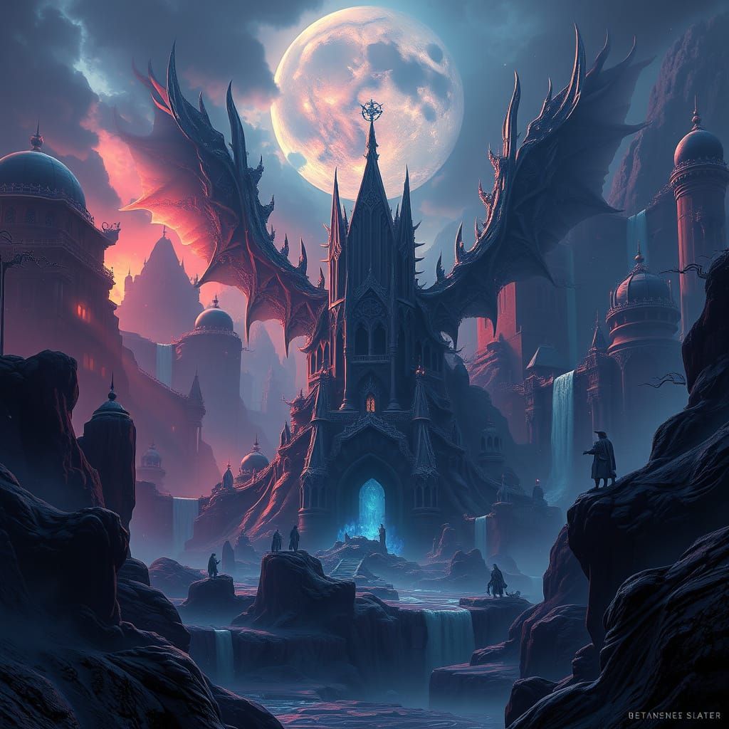 Epic Dark Fantasy Realm Unveiled in Vivid Detail