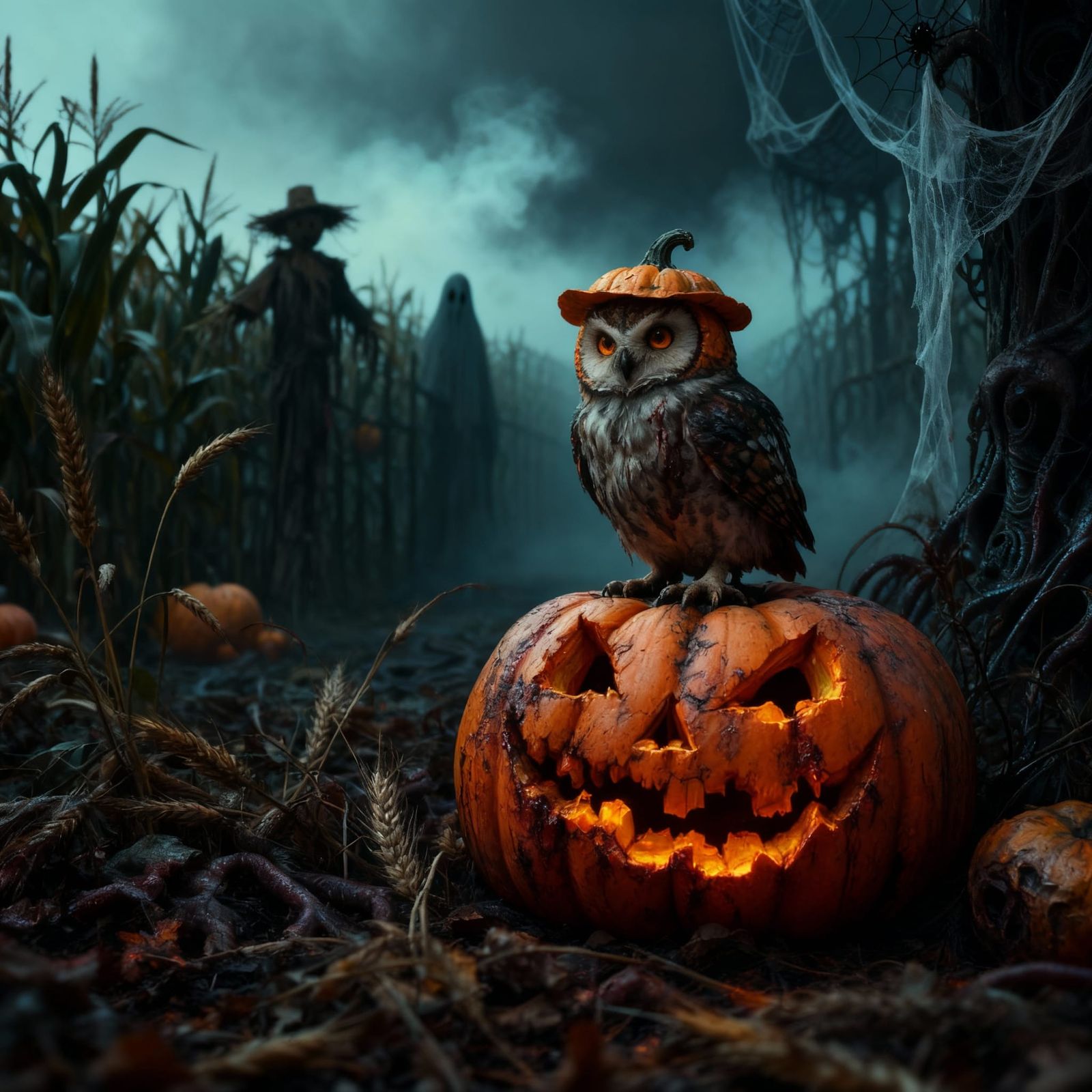 Nightmare Harvest Festival with Cursed Shadows and Owl