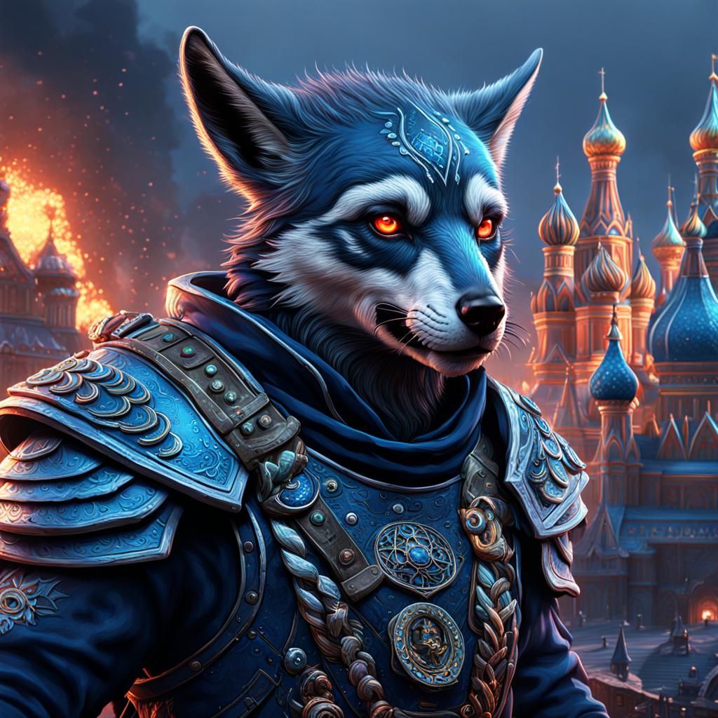 Bounty Jackal: Pro-Russian Hacker Concept Art