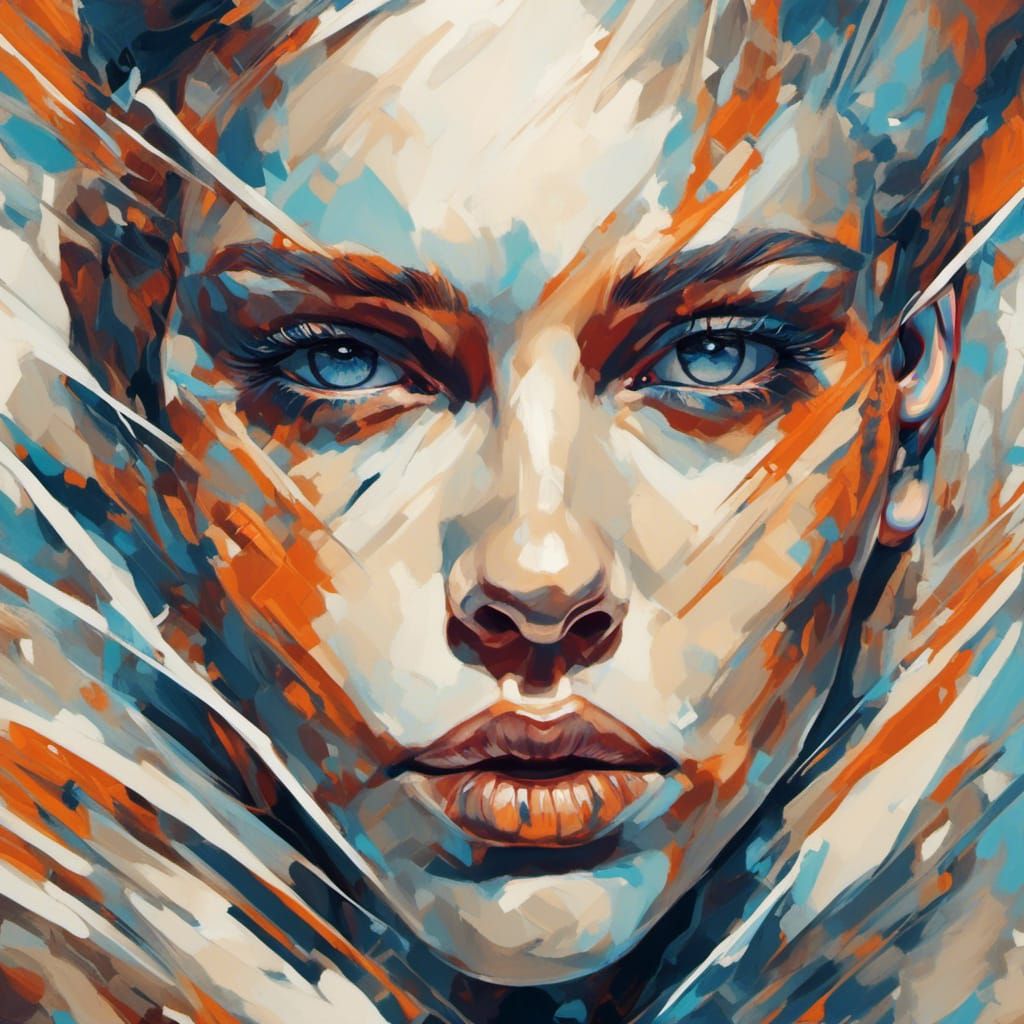 Beautiful Eyes Portrait in Sinister Style