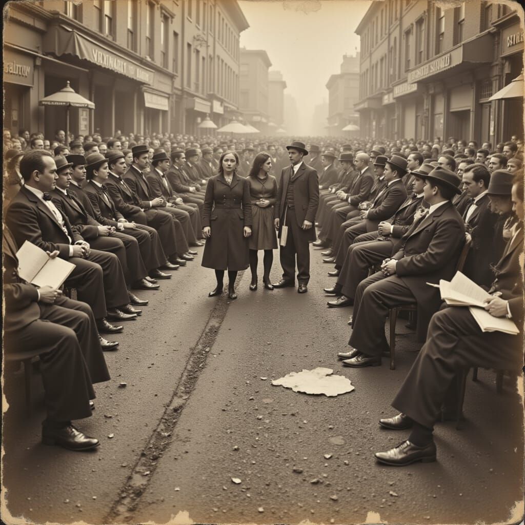 Antique Photo Portrait