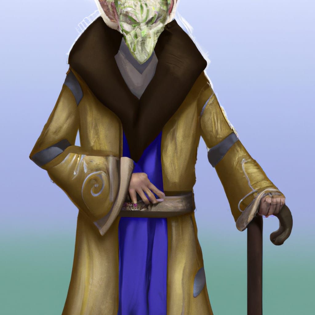 Undead Satyr Warlock in Robes