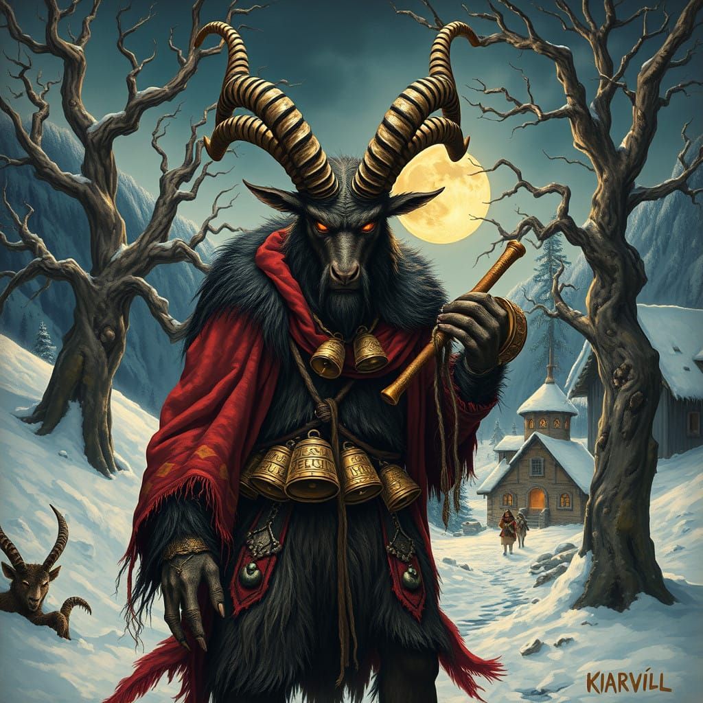 The Half-Goat Demon of Alpine Folklore