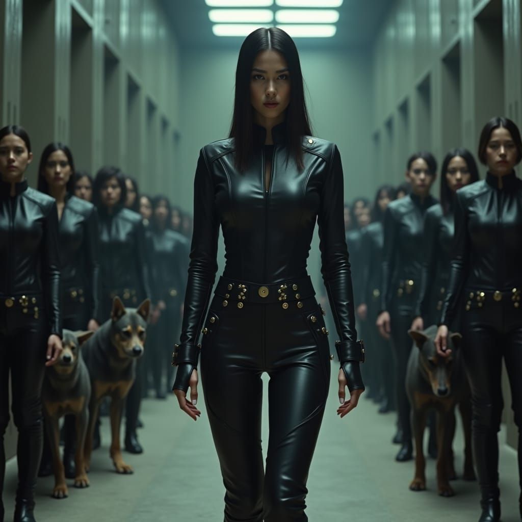 Stern Governess Teaches Guards in Prison City