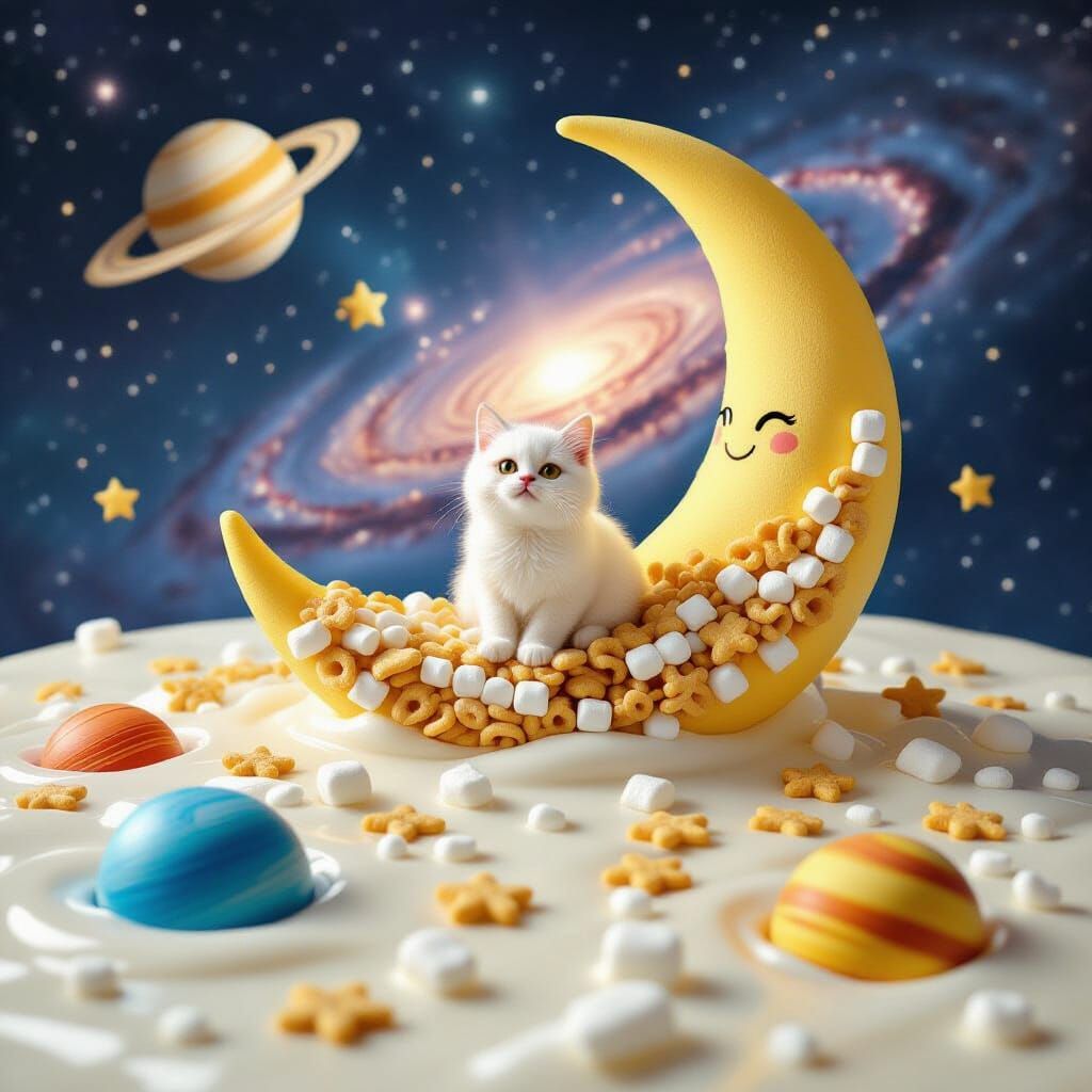 Marshmallow Moon Voyage in Cereal Galaxy
