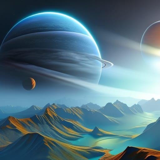 Planets from Space in Vivid Colors