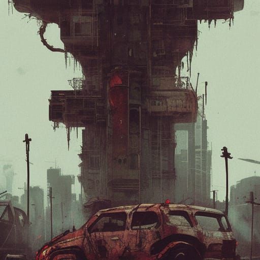 Dystopian Tokyo Dominated by Alien Cannibals