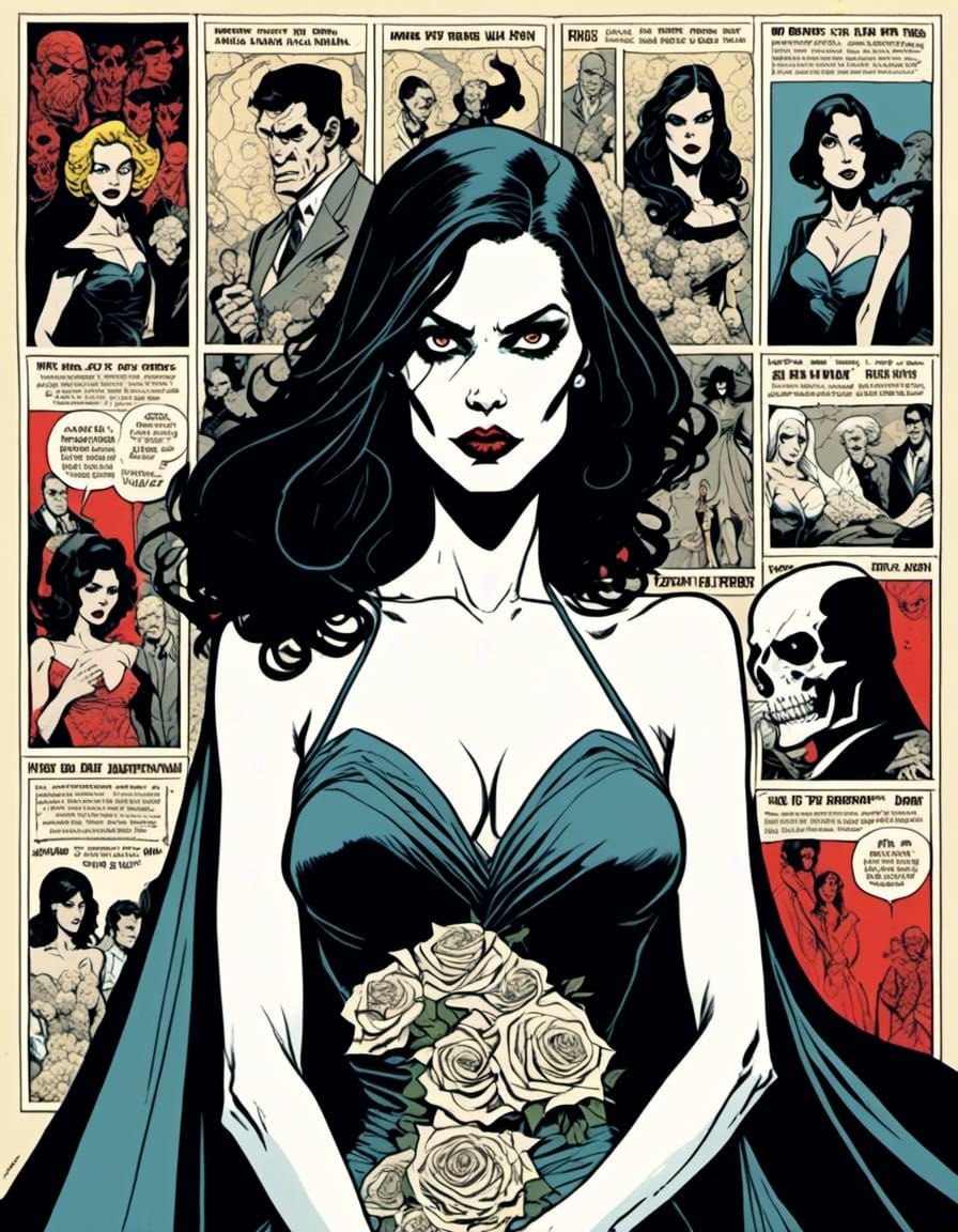 Lady Death Comic Book Cover by Bachalo & Azzopardi