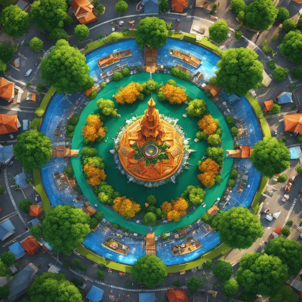 The zen city of Mandala