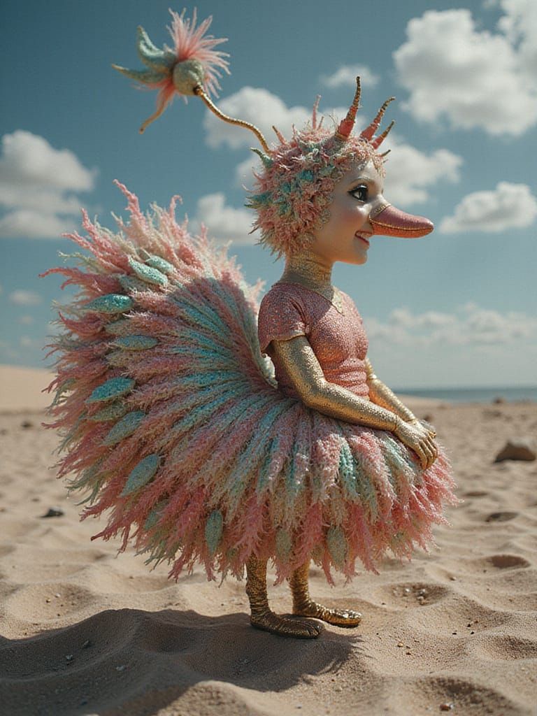 Loonyscape Spacebuns Hyaline Poetic Quilling Melodramatic Lighting Feathers