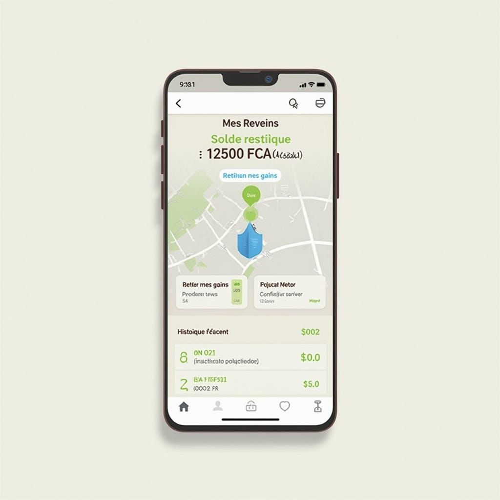 Modern Mobile Screen Design for Financial Transparency