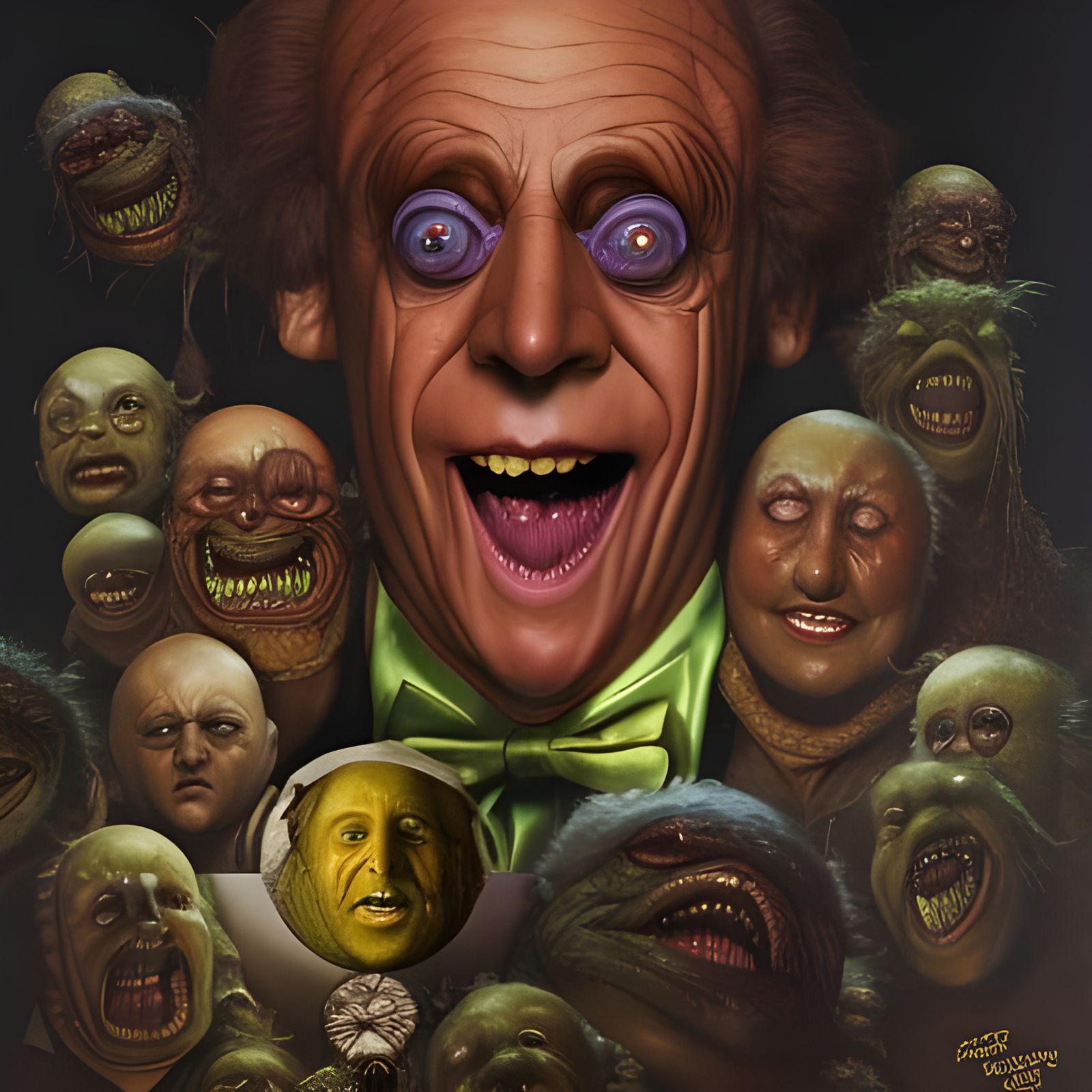 Willy Wonka and his Oompa Loompas